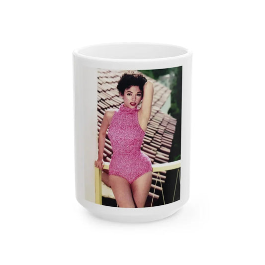 Rita Moreno #17 (Vintage Female Icon) White Coffee Mug-15oz-Go Mug Yourself