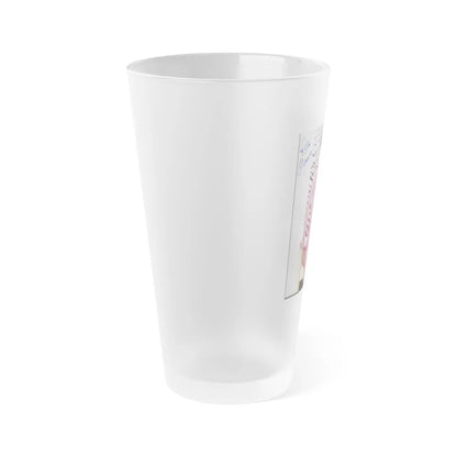 Rita Moreno #171 (Vintage Female Icon) Frosted Pint Glass 16oz-Go Mug Yourself