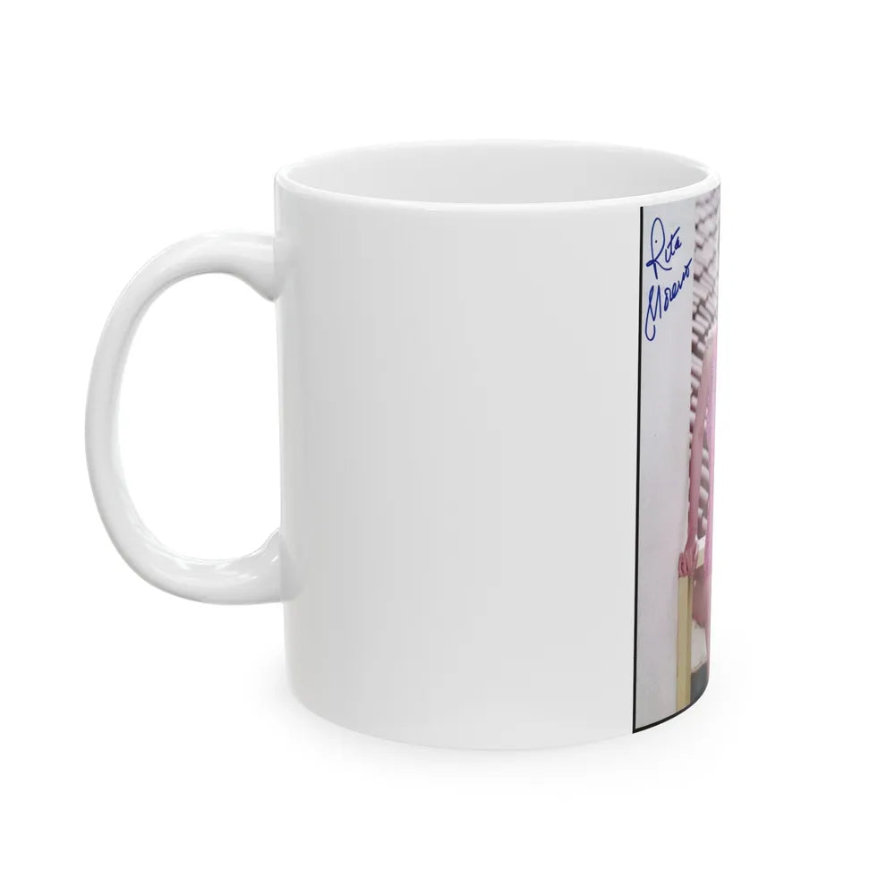 Rita Moreno #171 (Vintage Female Icon) White Coffee Mug-Go Mug Yourself