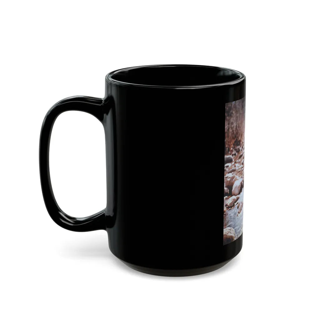 Rita Moreno #18 (Vintage Female Icon) Black Coffee Mug-Go Mug Yourself