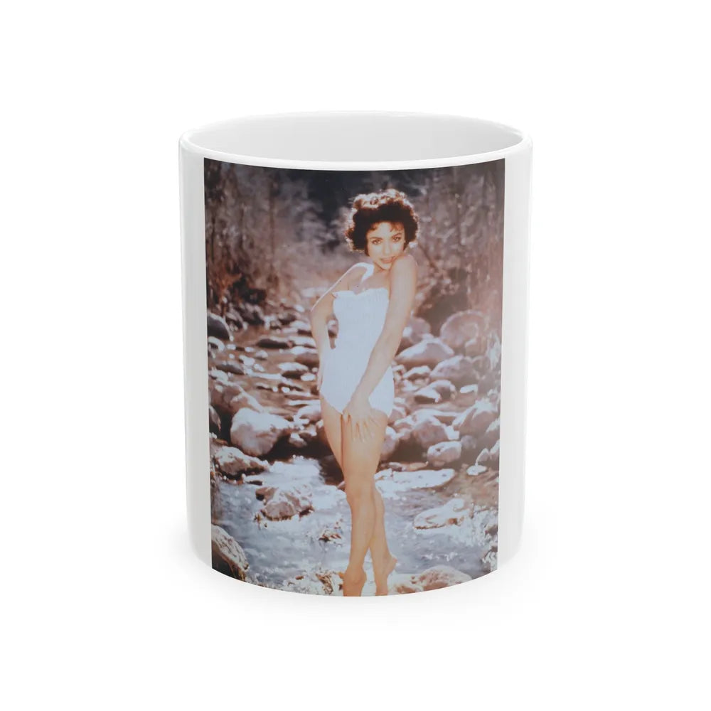 Rita Moreno #18 (Vintage Female Icon) White Coffee Mug-11oz-Go Mug Yourself