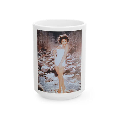Rita Moreno #18 (Vintage Female Icon) White Coffee Mug-15oz-Go Mug Yourself