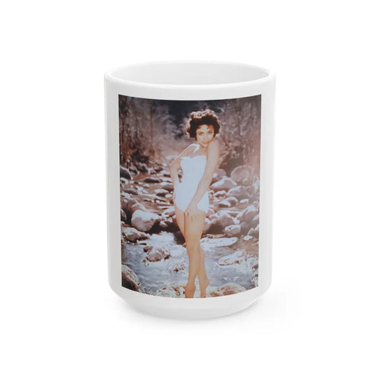 Rita Moreno #18 (Vintage Female Icon) White Coffee Mug-15oz-Go Mug Yourself