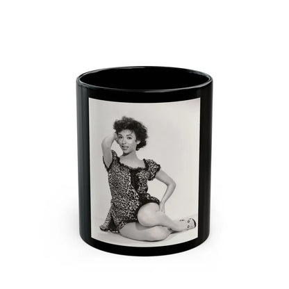 Rita Moreno #20 (Vintage Female Icon) Black Coffee Mug-11oz-Go Mug Yourself
