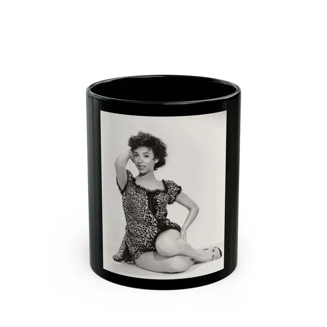 Rita Moreno #20 (Vintage Female Icon) Black Coffee Mug 11oz - Go Mug Yourself