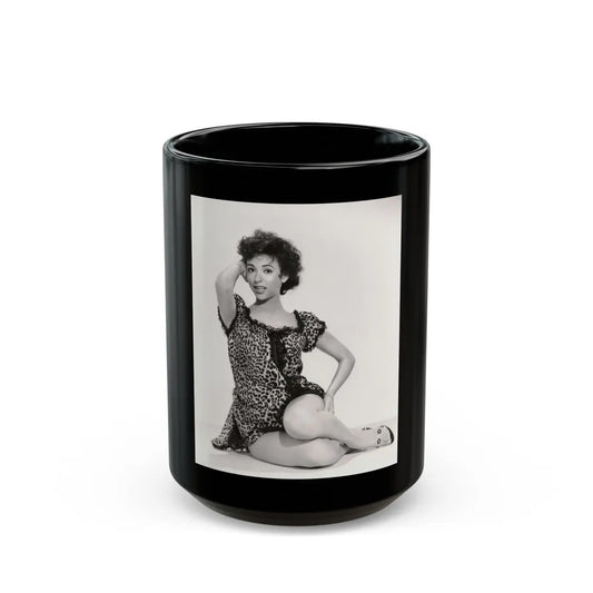 Rita Moreno #20 (Vintage Female Icon) Black Coffee Mug-15oz-Go Mug Yourself