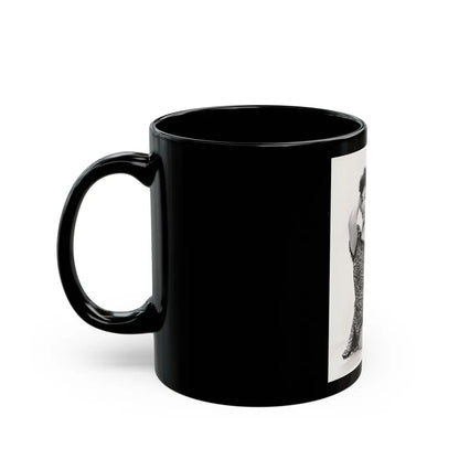 Rita Moreno #20 (Vintage Female Icon) Black Coffee Mug-Go Mug Yourself