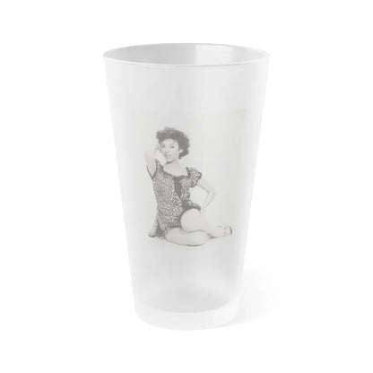 Rita Moreno #20 (Vintage Female Icon) Frosted Pint Glass 16oz-16oz-Frosted-Go Mug Yourself