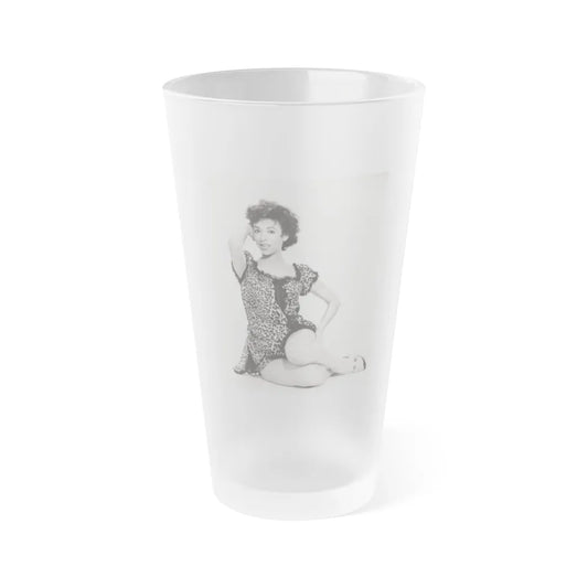 Rita Moreno #20 (Vintage Female Icon) Frosted Pint Glass 16oz-16oz-Frosted-Go Mug Yourself