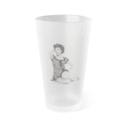 Rita Moreno #20 (Vintage Female Icon) Frosted Pint Glass 16oz 16oz Frosted - Go Mug Yourself