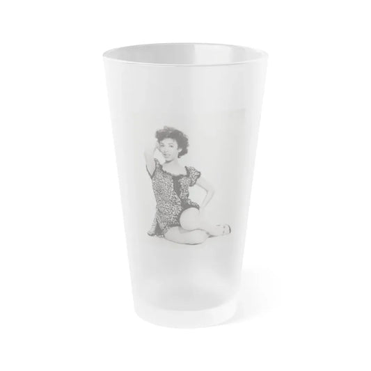 Rita Moreno #20 (Vintage Female Icon) Frosted Pint Glass 16oz 16oz Frosted - Go Mug Yourself