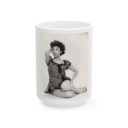 Rita Moreno #20 (Vintage Female Icon) White Coffee Mug 15oz - Go Mug Yourself