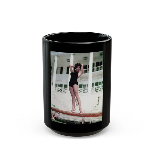 Rita Moreno #21 (Vintage Female Icon) Black Coffee Mug-15oz-Go Mug Yourself