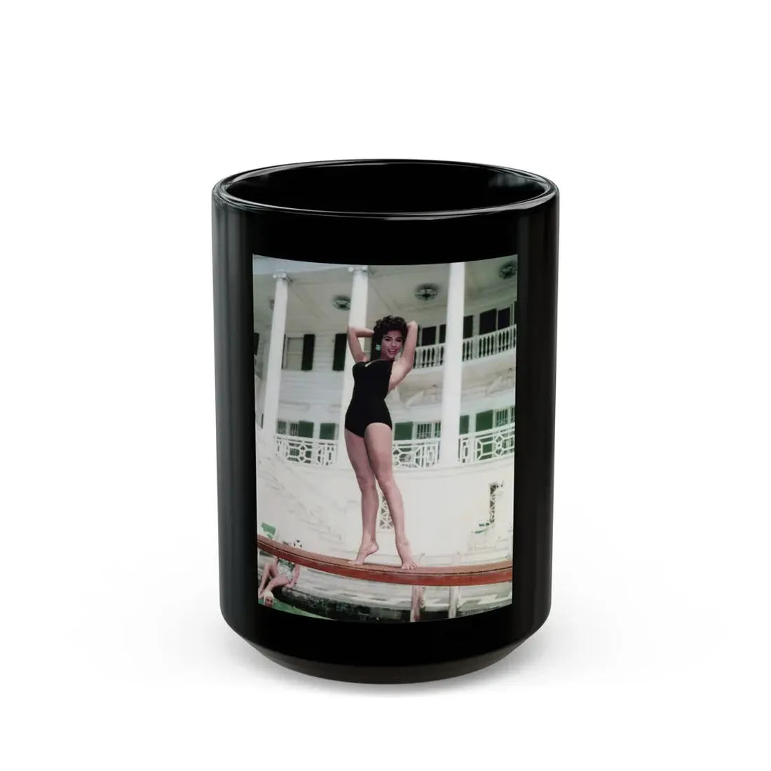 Rita Moreno #21 (Vintage Female Icon) Black Coffee Mug 15oz - Go Mug Yourself
