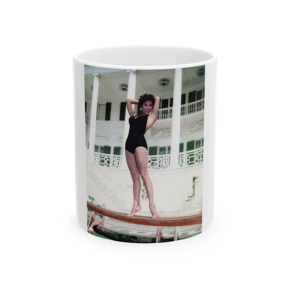 Rita Moreno #21 (Vintage Female Icon) White Coffee Mug-11oz-Go Mug Yourself