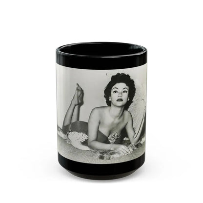 Rita Moreno #23 (Vintage Female Icon) Black Coffee Mug 15oz - Go Mug Yourself