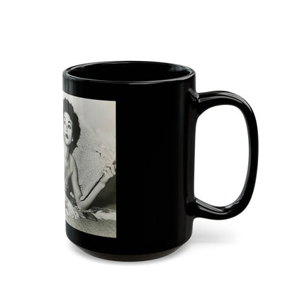 Rita Moreno #23 (Vintage Female Icon) Black Coffee Mug-Go Mug Yourself