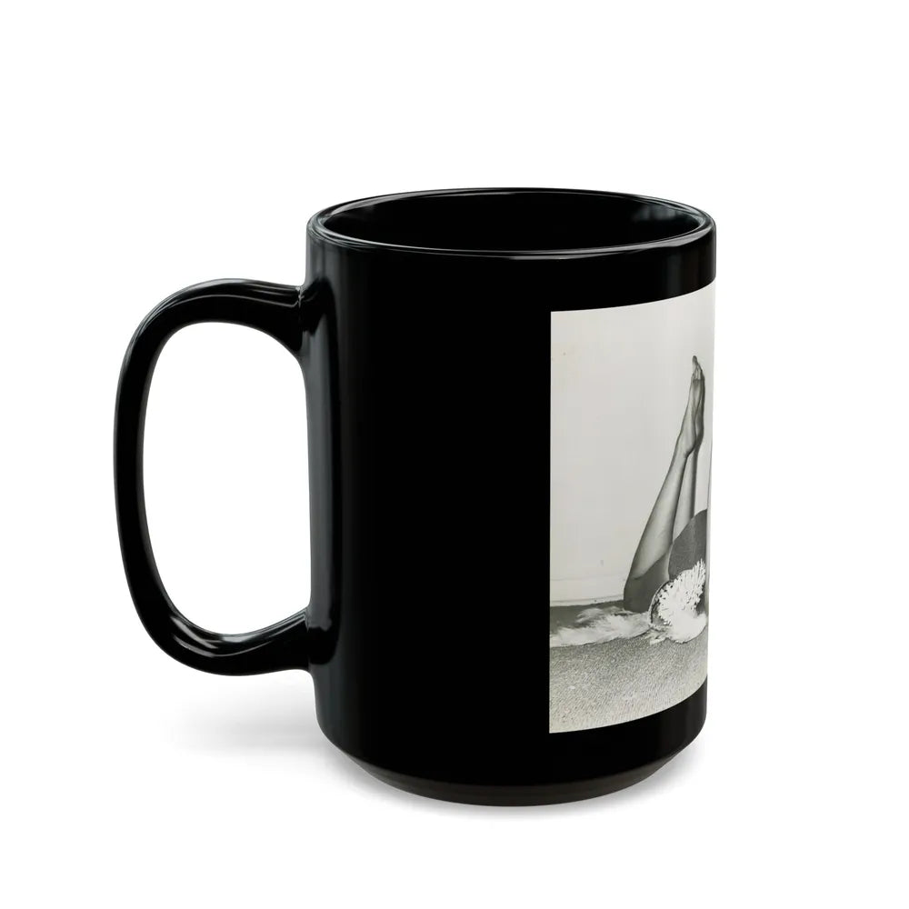 Rita Moreno #23 (Vintage Female Icon) Black Coffee Mug-Go Mug Yourself
