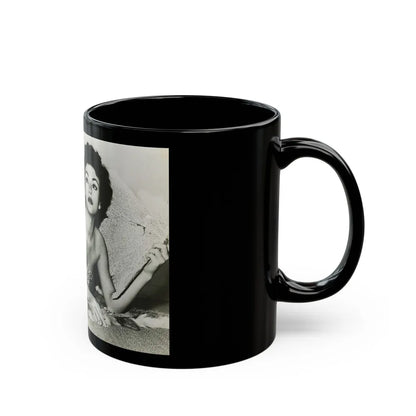 Rita Moreno #23 (Vintage Female Icon) Black Coffee Mug-Go Mug Yourself