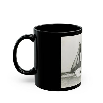 Rita Moreno #23 (Vintage Female Icon) Black Coffee Mug-Go Mug Yourself