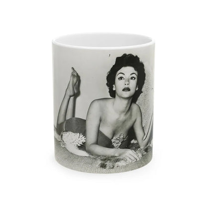 Rita Moreno #23 (Vintage Female Icon) White Coffee Mug-11oz-Go Mug Yourself
