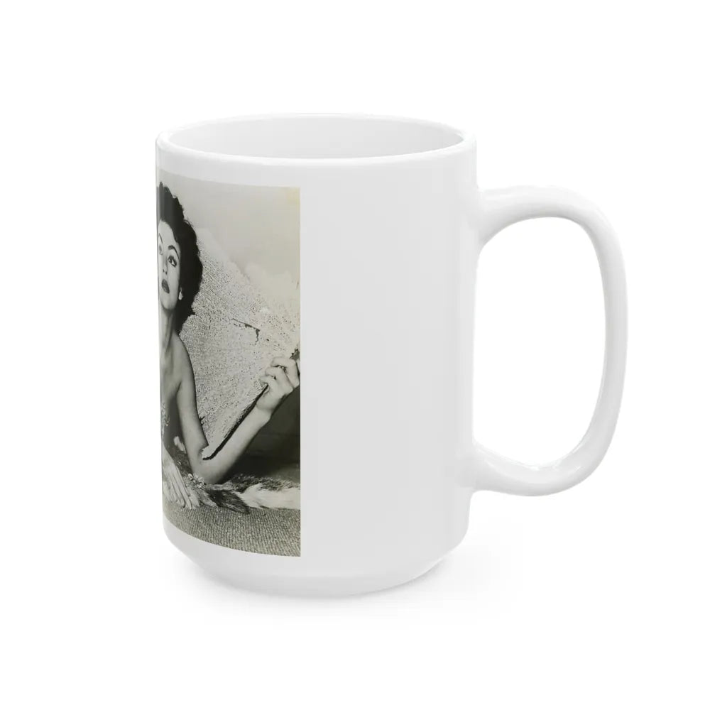 Rita Moreno #23 (Vintage Female Icon) White Coffee Mug-Go Mug Yourself