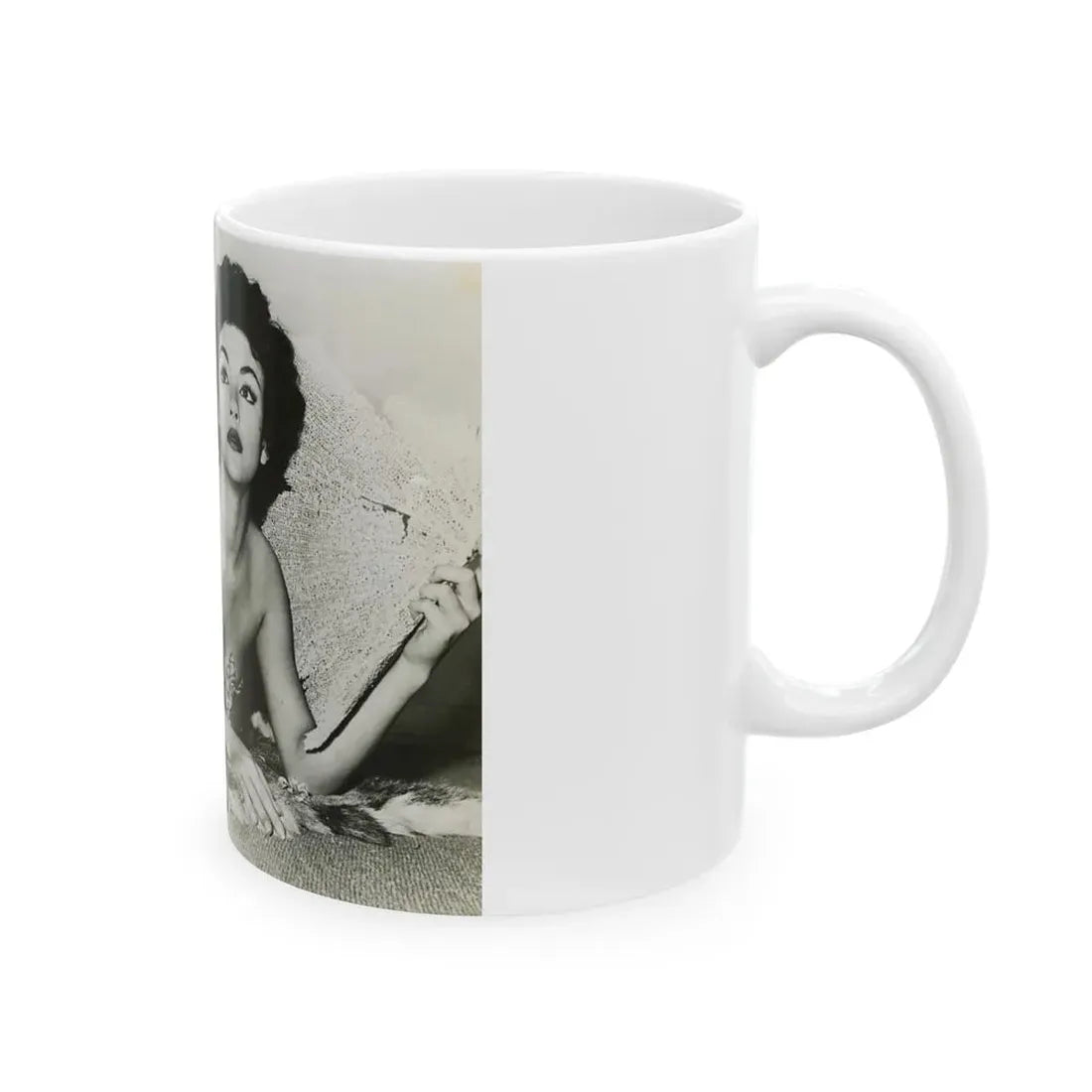 Rita Moreno #23 (Vintage Female Icon) White Coffee Mug - Go Mug Yourself