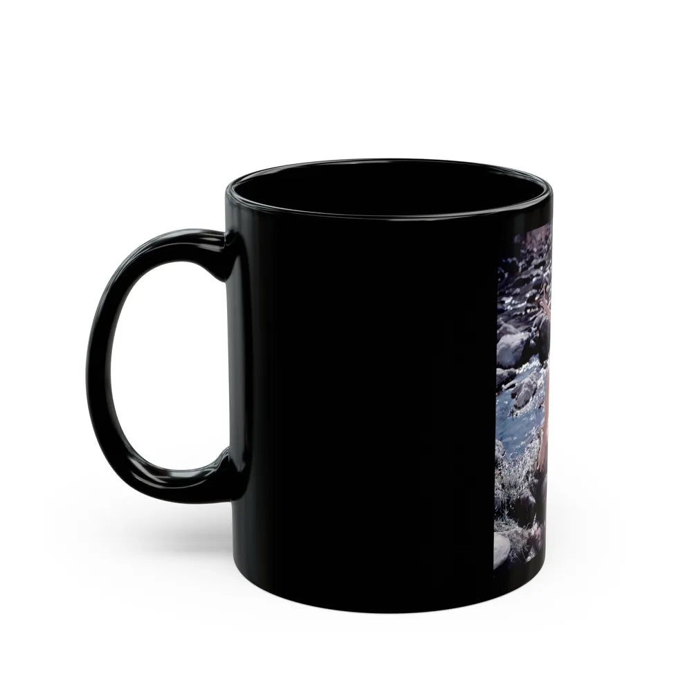 Rita Moreno #24 (Vintage Female Icon) Black Coffee Mug-Go Mug Yourself