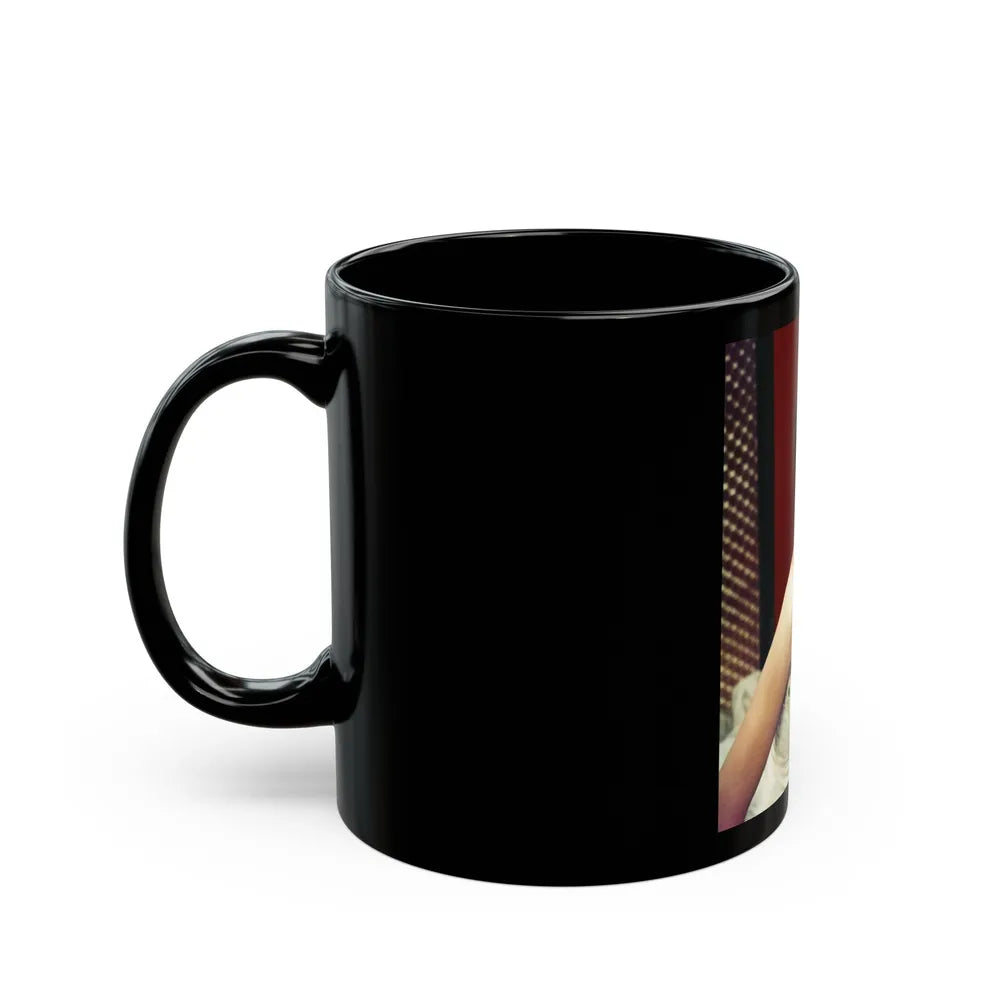Rita Moreno #25 (Vintage Female Icon) Black Coffee Mug-Go Mug Yourself