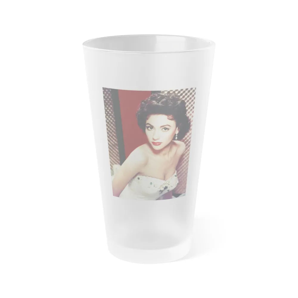 Rita Moreno #25 (Vintage Female Icon) Frosted Pint Glass 16oz-16oz-Frosted-Go Mug Yourself
