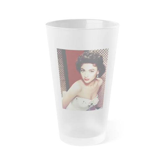 Rita Moreno #25 (Vintage Female Icon) Frosted Pint Glass 16oz-16oz-Frosted-Go Mug Yourself