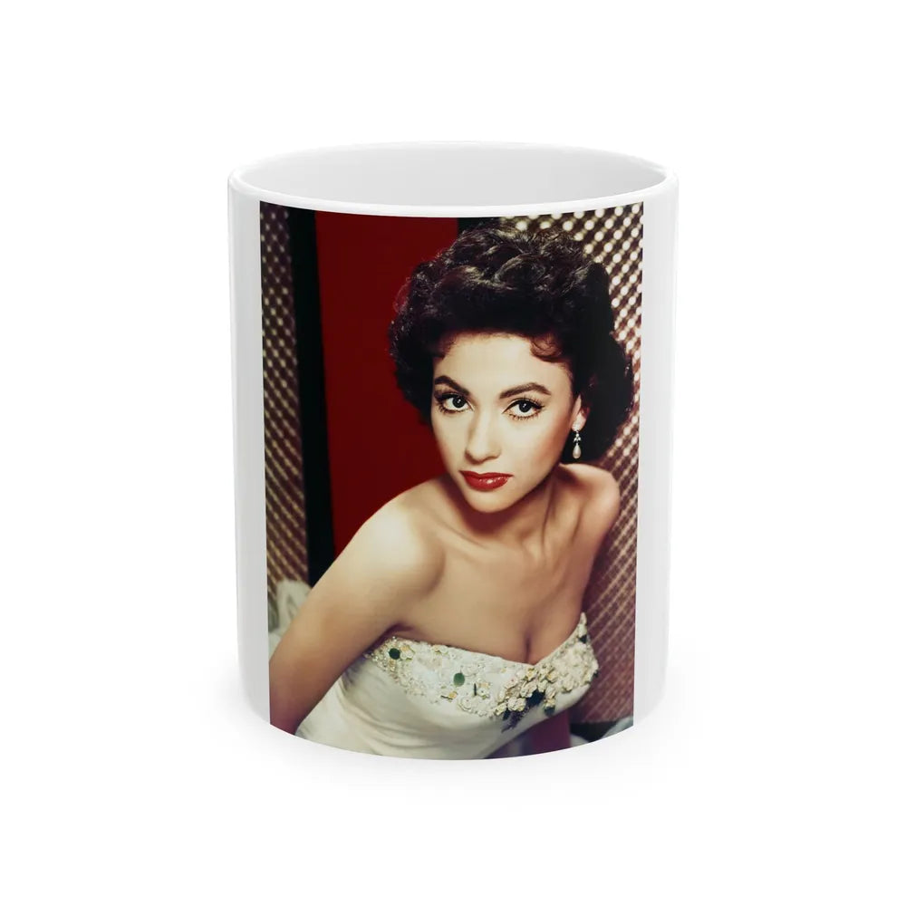 Rita Moreno #25 (Vintage Female Icon) White Coffee Mug-11oz-Go Mug Yourself