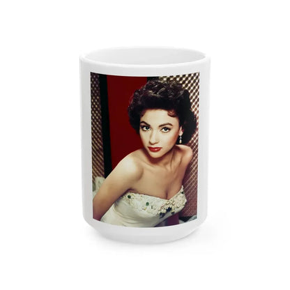 Rita Moreno #25 (Vintage Female Icon) White Coffee Mug 15oz - Go Mug Yourself
