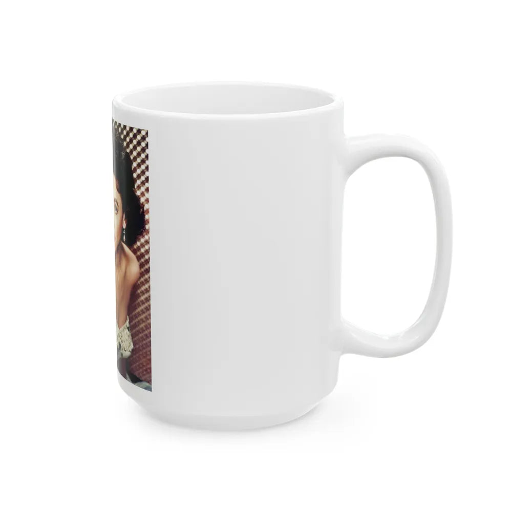 Rita Moreno #25 (Vintage Female Icon) White Coffee Mug-Go Mug Yourself