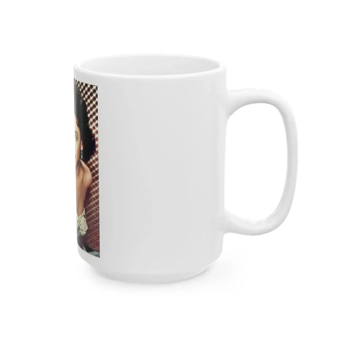 Rita Moreno #25 (Vintage Female Icon) White Coffee Mug - Go Mug Yourself