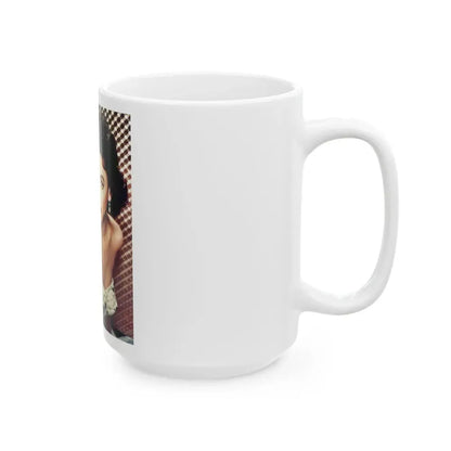 Rita Moreno #25 (Vintage Female Icon) White Coffee Mug - Go Mug Yourself