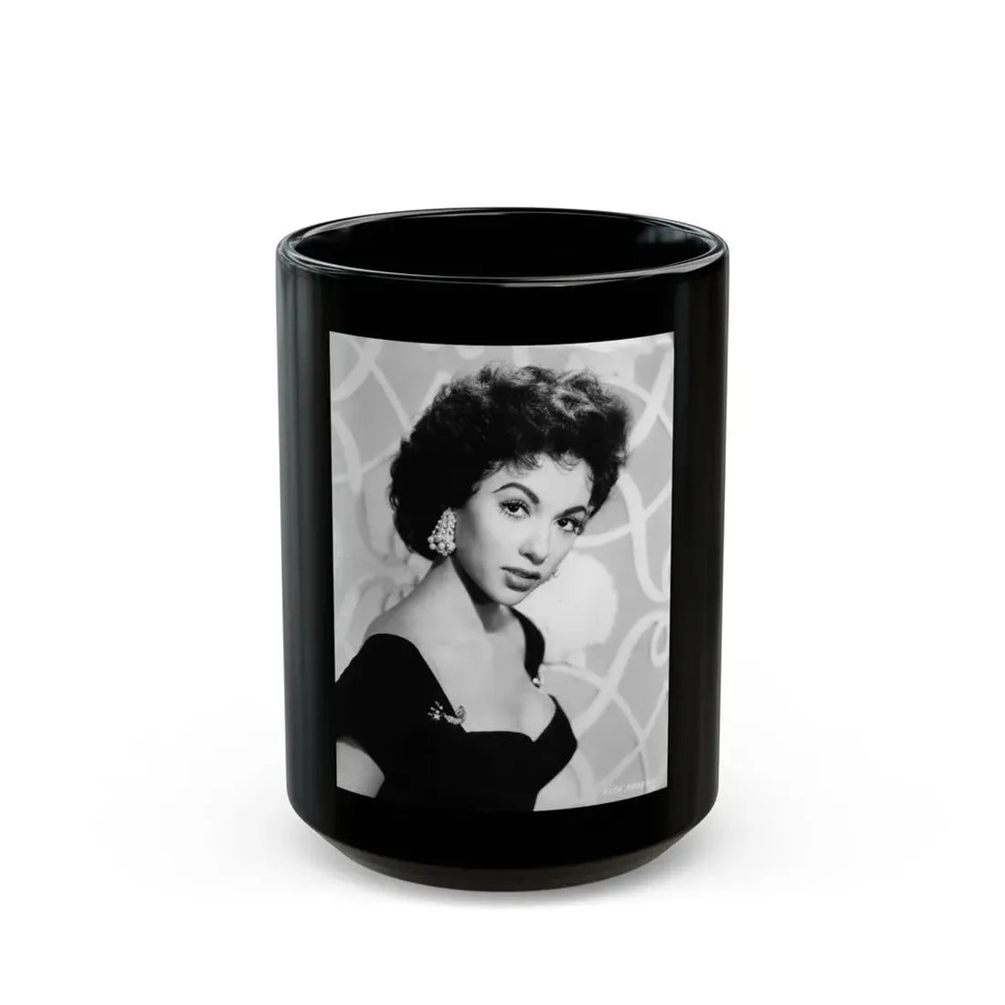 Rita Moreno #30 (Vintage Female Icon) Black Coffee Mug 15oz - Go Mug Yourself