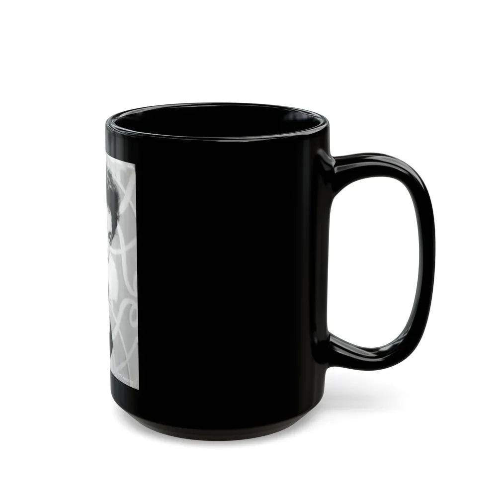 Rita Moreno #30 (Vintage Female Icon) Black Coffee Mug-Go Mug Yourself
