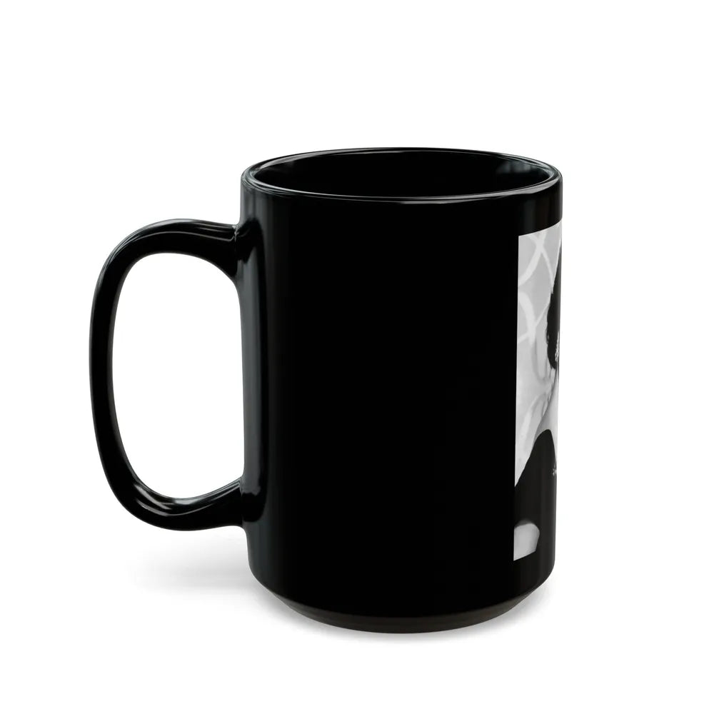 Rita Moreno #30 (Vintage Female Icon) Black Coffee Mug-Go Mug Yourself