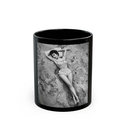 Rita Moreno #31 (Vintage Female Icon) Black Coffee Mug-11oz-Go Mug Yourself