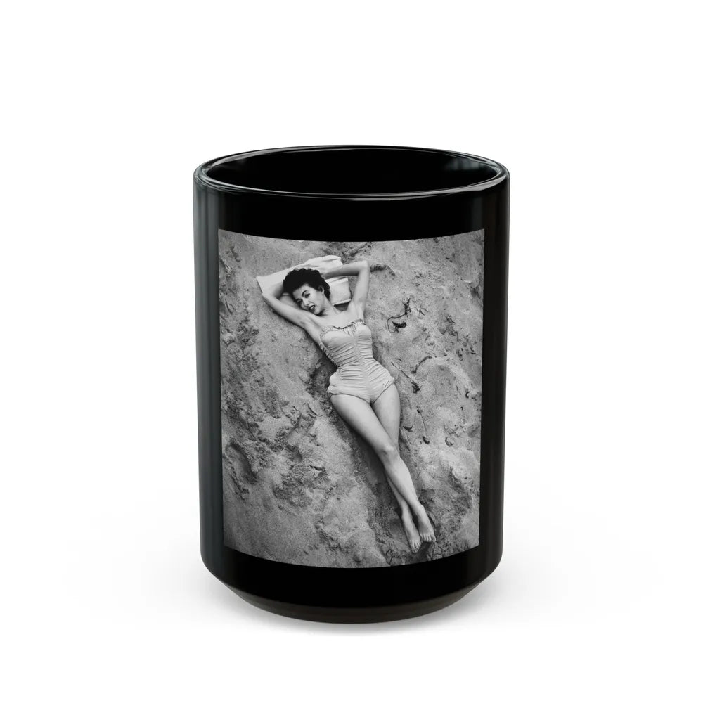 Rita Moreno #31 (Vintage Female Icon) Black Coffee Mug-15oz-Go Mug Yourself