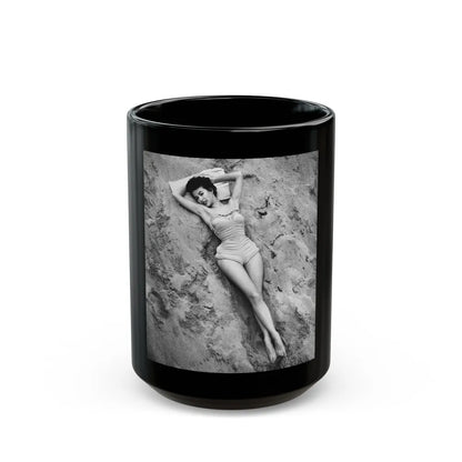 Rita Moreno #31 (Vintage Female Icon) Black Coffee Mug-15oz-Go Mug Yourself