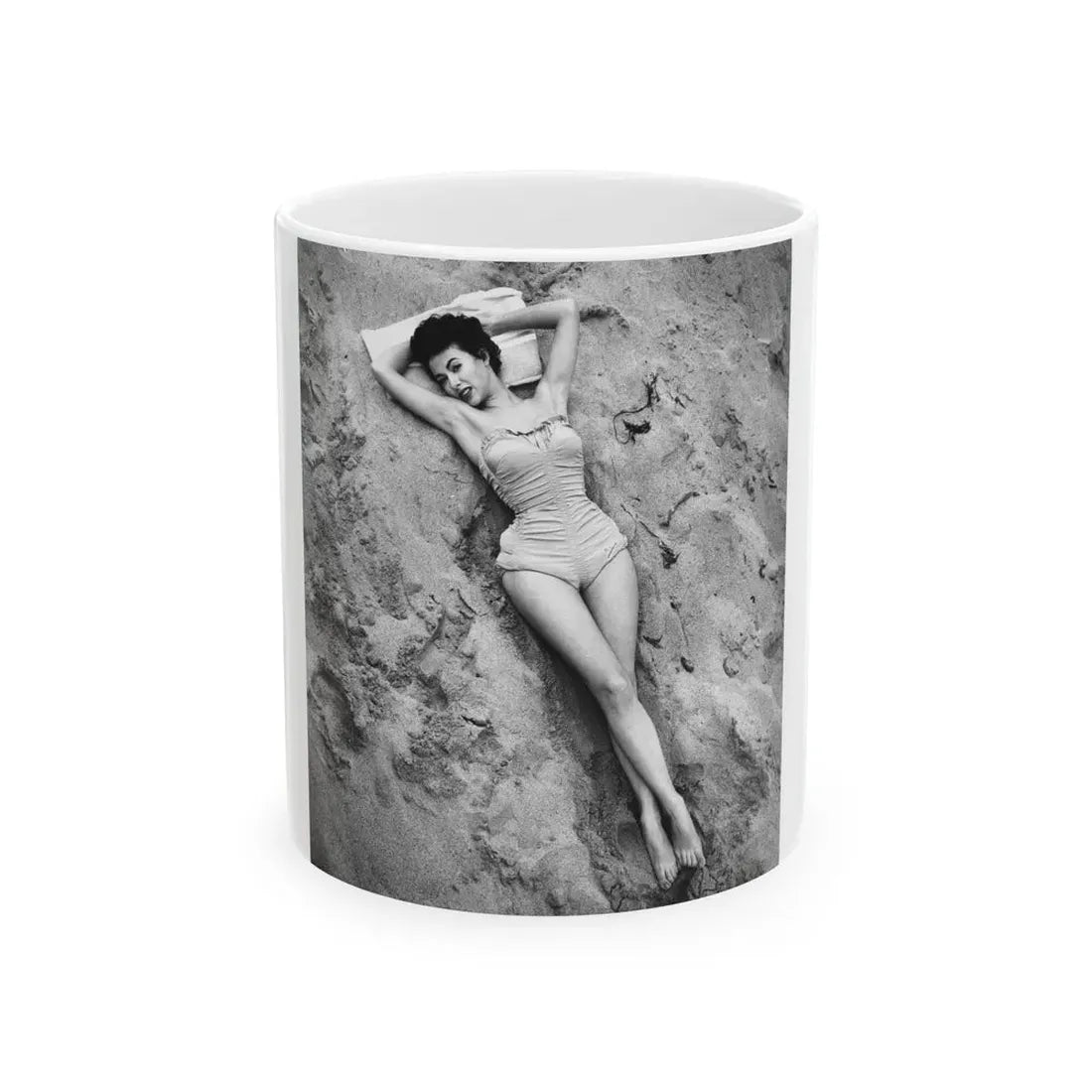 Rita Moreno #31 (Vintage Female Icon) White Coffee Mug 11oz - Go Mug Yourself