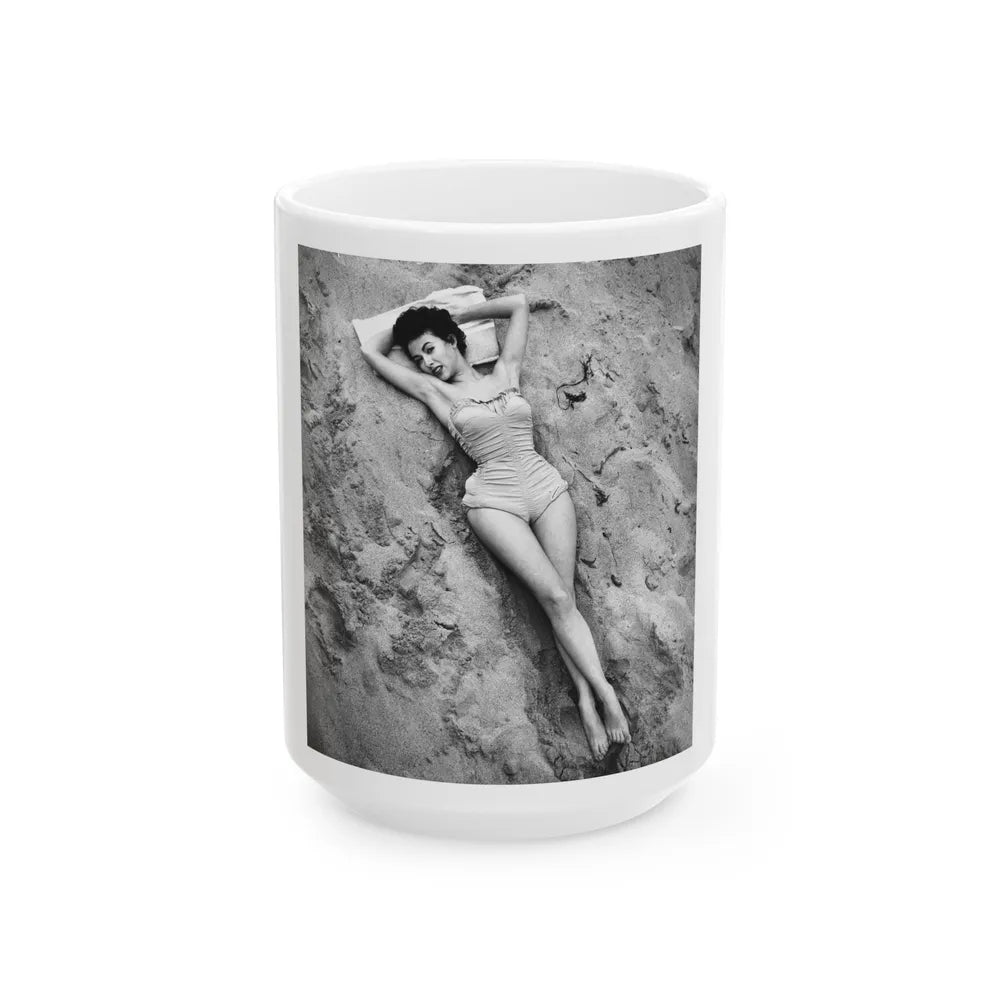 Rita Moreno #31 (Vintage Female Icon) White Coffee Mug-15oz-Go Mug Yourself