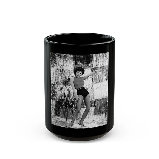 Rita Moreno #37 (Vintage Female Icon) Black Coffee Mug-15oz-Go Mug Yourself