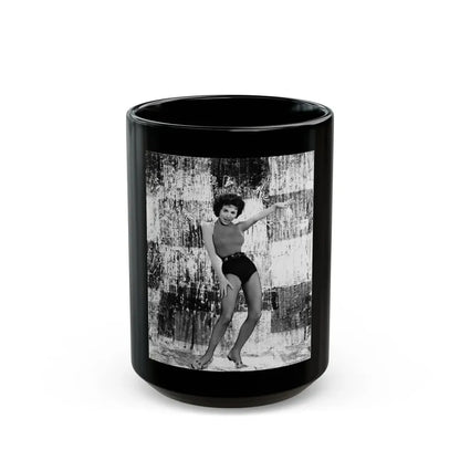 Rita Moreno #37 (Vintage Female Icon) Black Coffee Mug 15oz - Go Mug Yourself