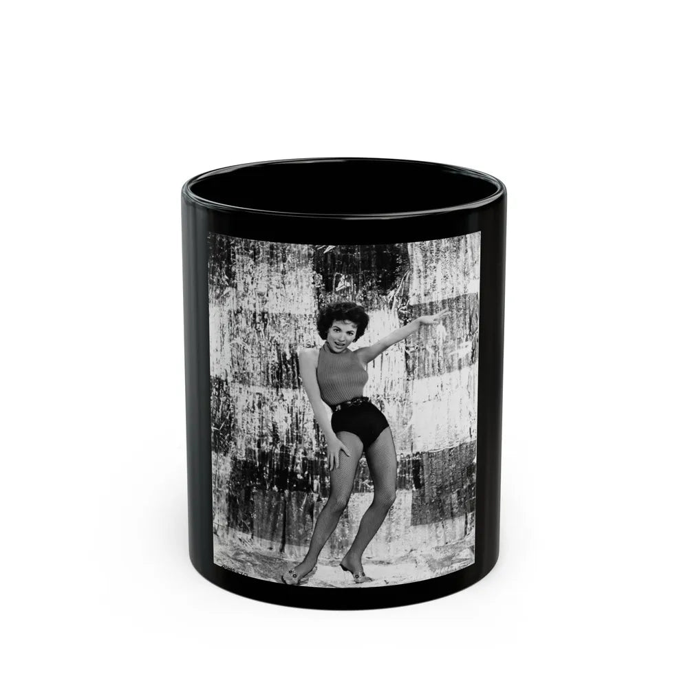 Rita Moreno #371 (Vintage Female Icon) Black Coffee Mug-11oz-Go Mug Yourself