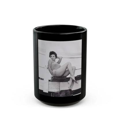 Rita Moreno #39 (Vintage Female Icon) Black Coffee Mug 15oz - Go Mug Yourself