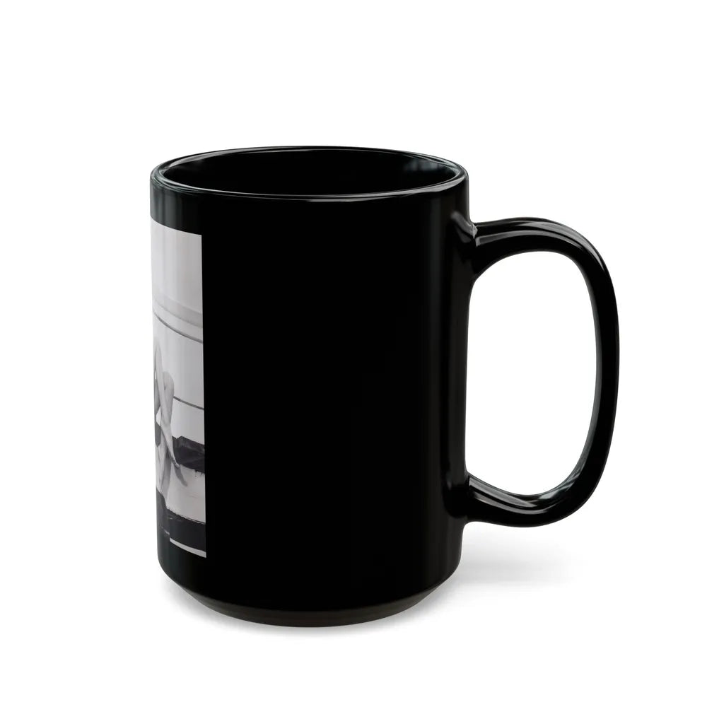 Rita Moreno #39 (Vintage Female Icon) Black Coffee Mug-Go Mug Yourself