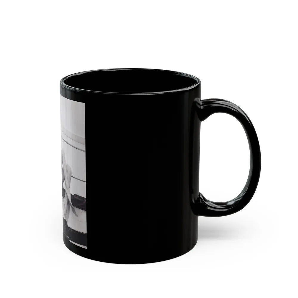 Rita Moreno #39 (Vintage Female Icon) Black Coffee Mug-Go Mug Yourself
